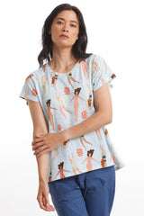 Marco Polo Short Sleeve Swimming Ladies Tee From BoxHill