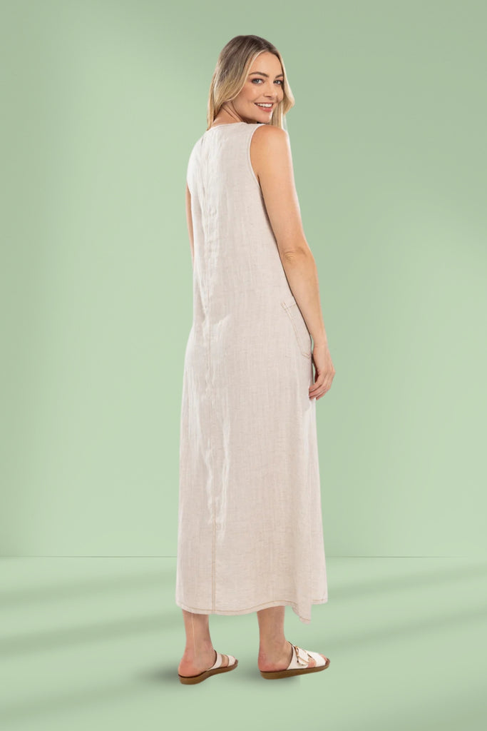 Mi Moso Ava Dress Linen From BoxHill