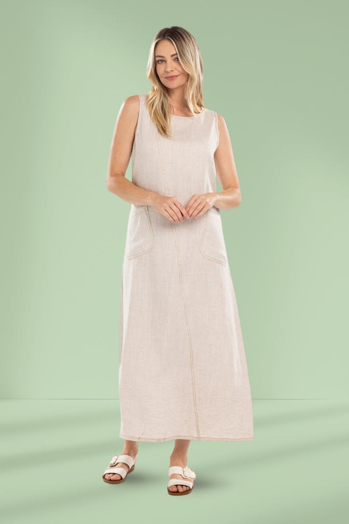 Mi Moso Ava Dress Linen From BoxHill