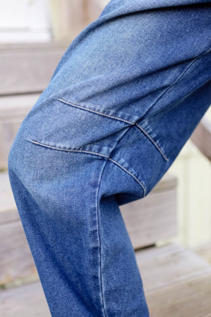 PRE-ORDER Mi Moso Barrel Jeans Blue From BoxHill