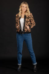 Mi Moso Billy Bomber Jacket Autumn Floral From BoxHill