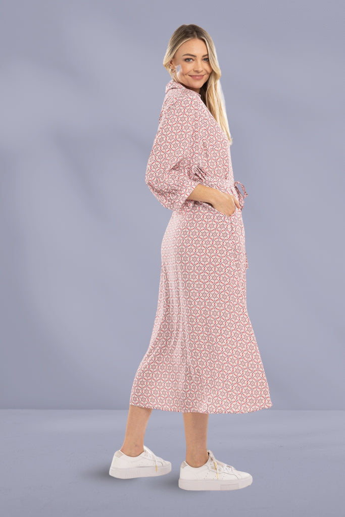 Mi Moso Dani Dress Mosaic Print From BoxHill