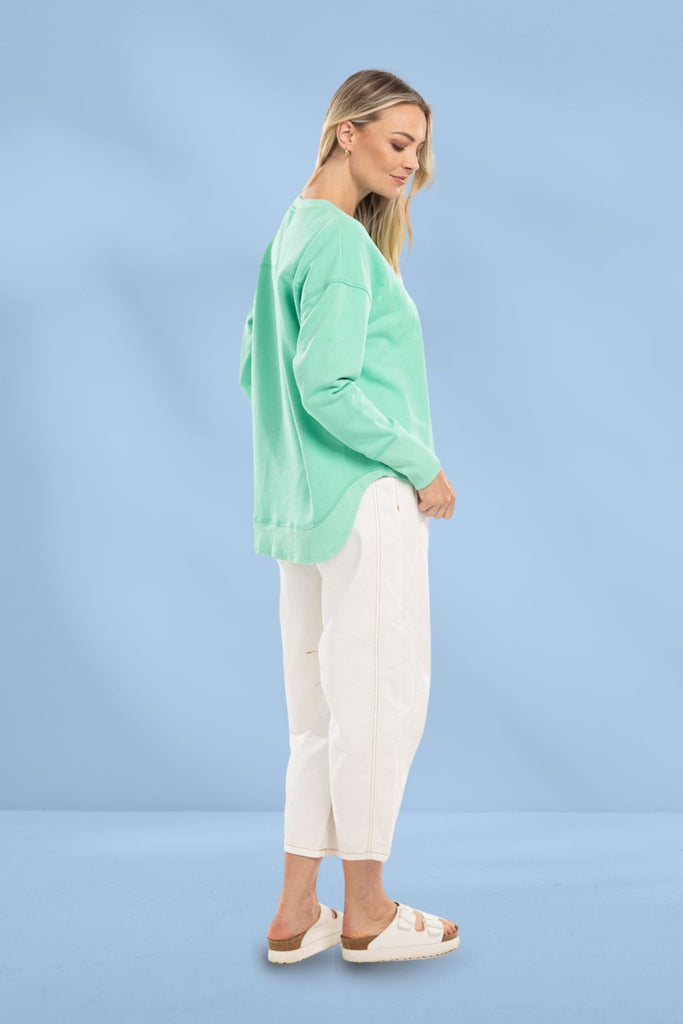 Mi Moso Ena Sweat Green From BoxHill