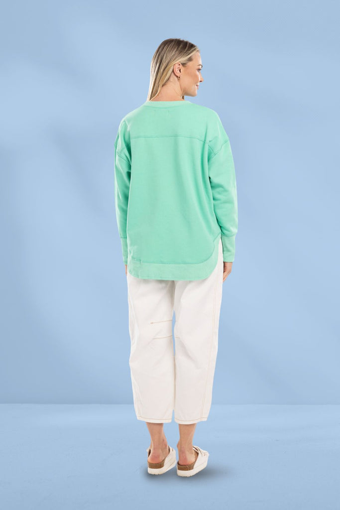 Mi Moso Ena Sweat Green From BoxHill