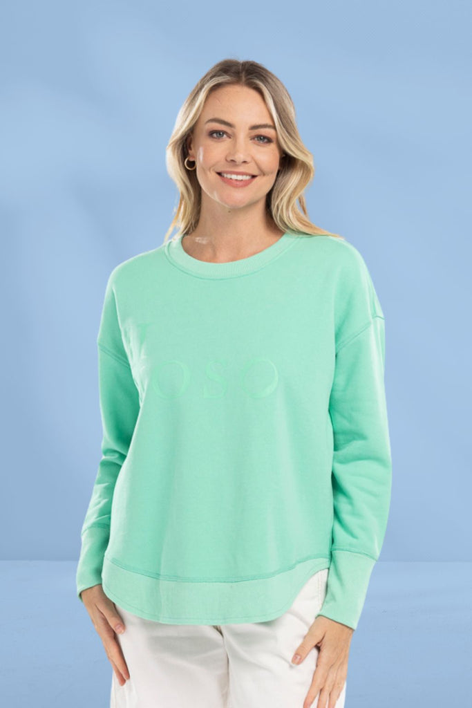 Mi Moso Ena Sweat Green From BoxHill