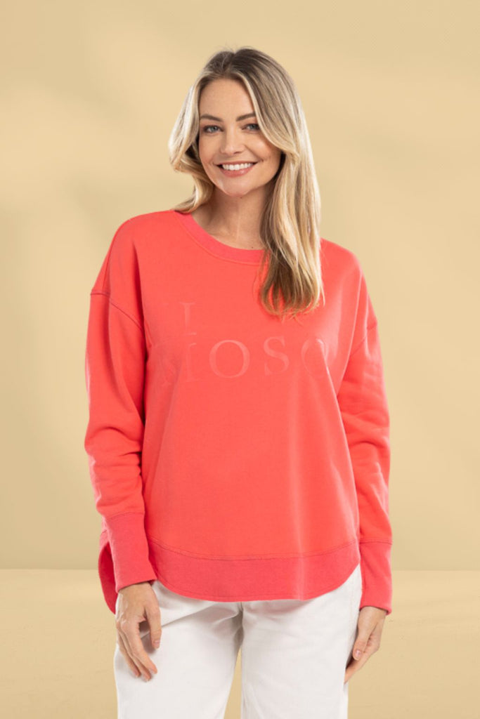 Mi Moso Ena Sweat Raspberry From BoxHill