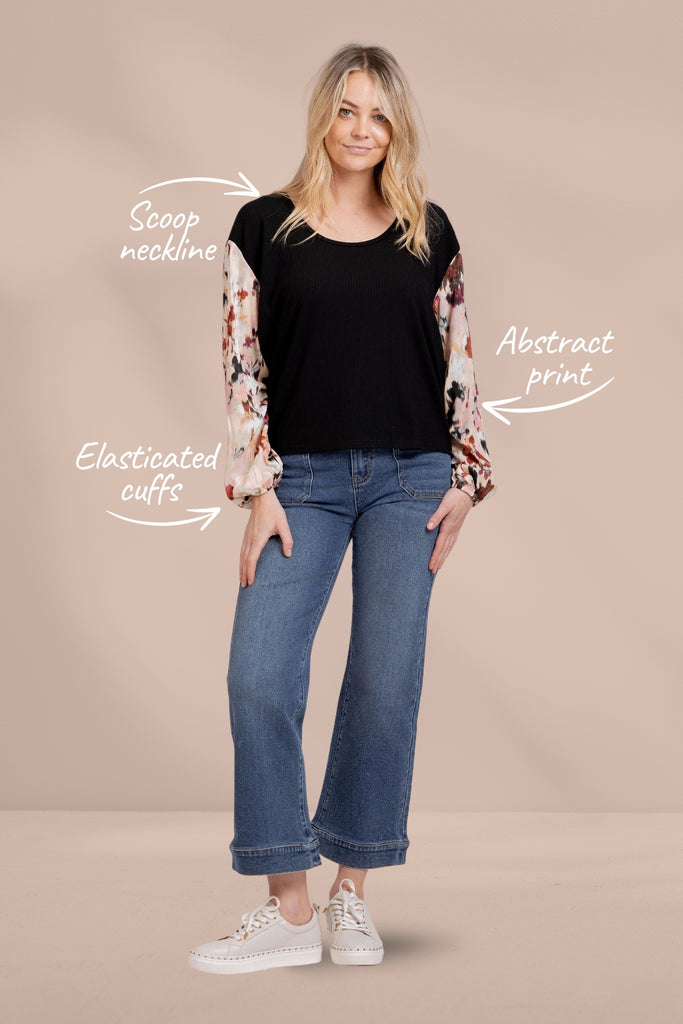 Mi Moso Flora Top Abstract From BoxHill