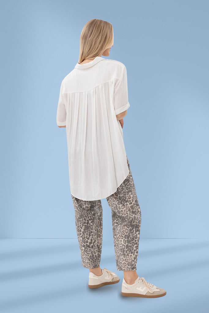 Mi Moso Gemini Shirt White From BoxHill