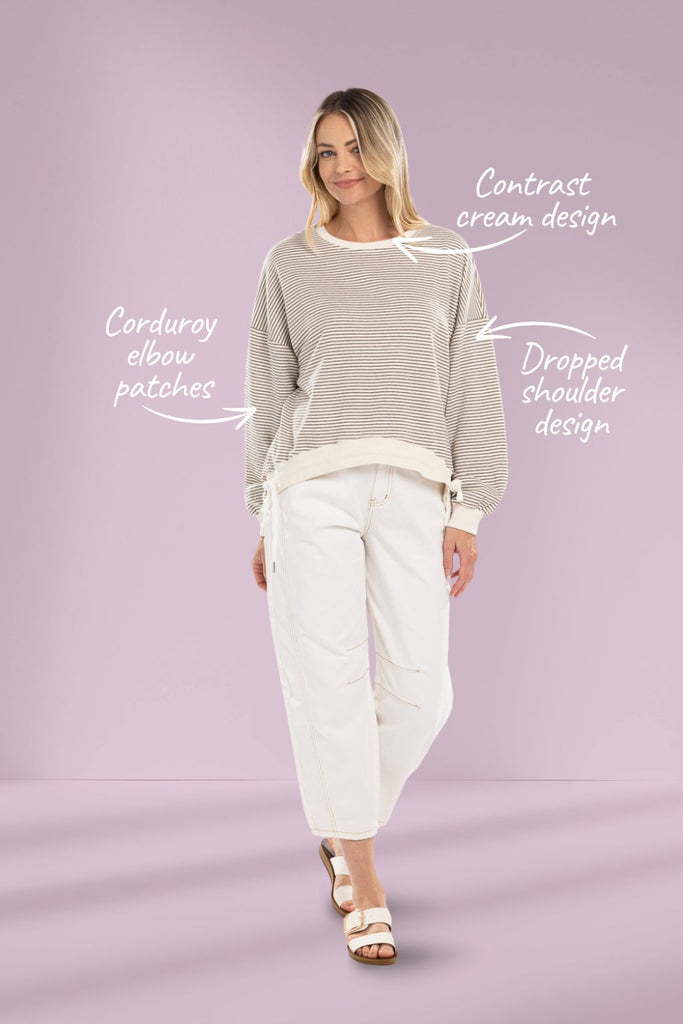 Mi Moso Kylie Sweat Stripe From BoxHill