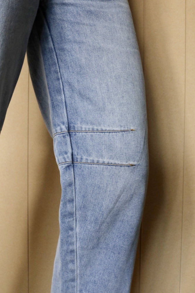 Mi Moso Louis Barrell Jeans Light Blue From BoxHill