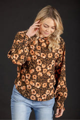Mi Moso Lucy Top Autumn Floral From BoxHill