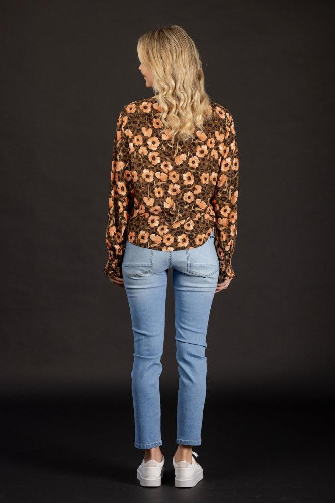 Mi Moso Lucy Top Autumn Floral From BoxHill
