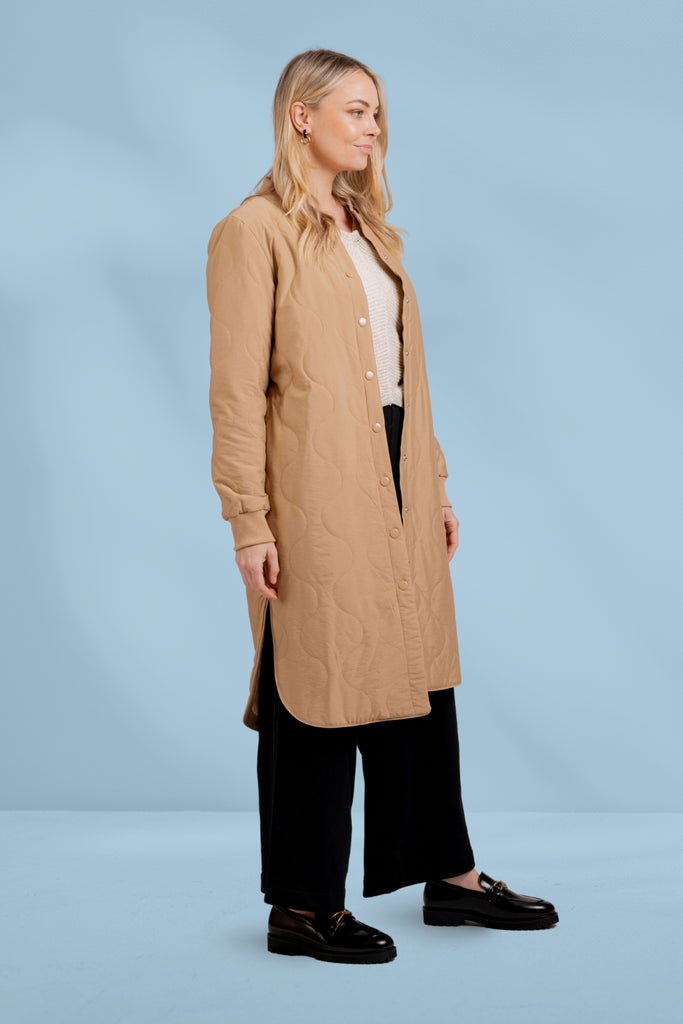 Mi Moso Sonya Coat Oat From BoxHill