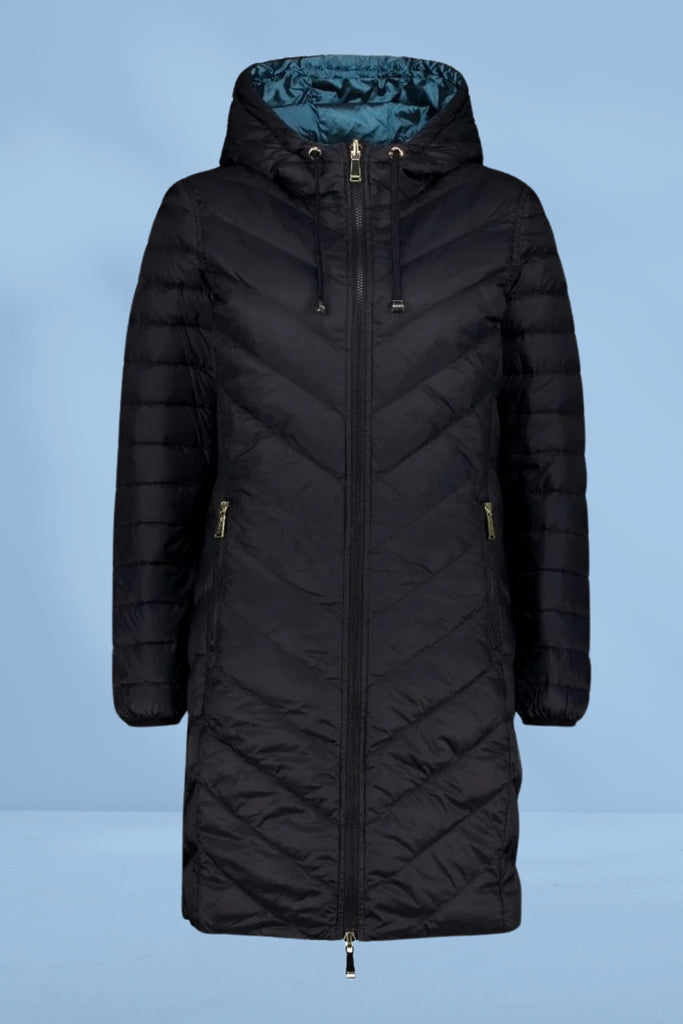 Moke Arnie Reversible Down Coat Black Empire From BoxHill