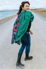 Moke Billie Raincoat Emerald Puddles From BoxHill