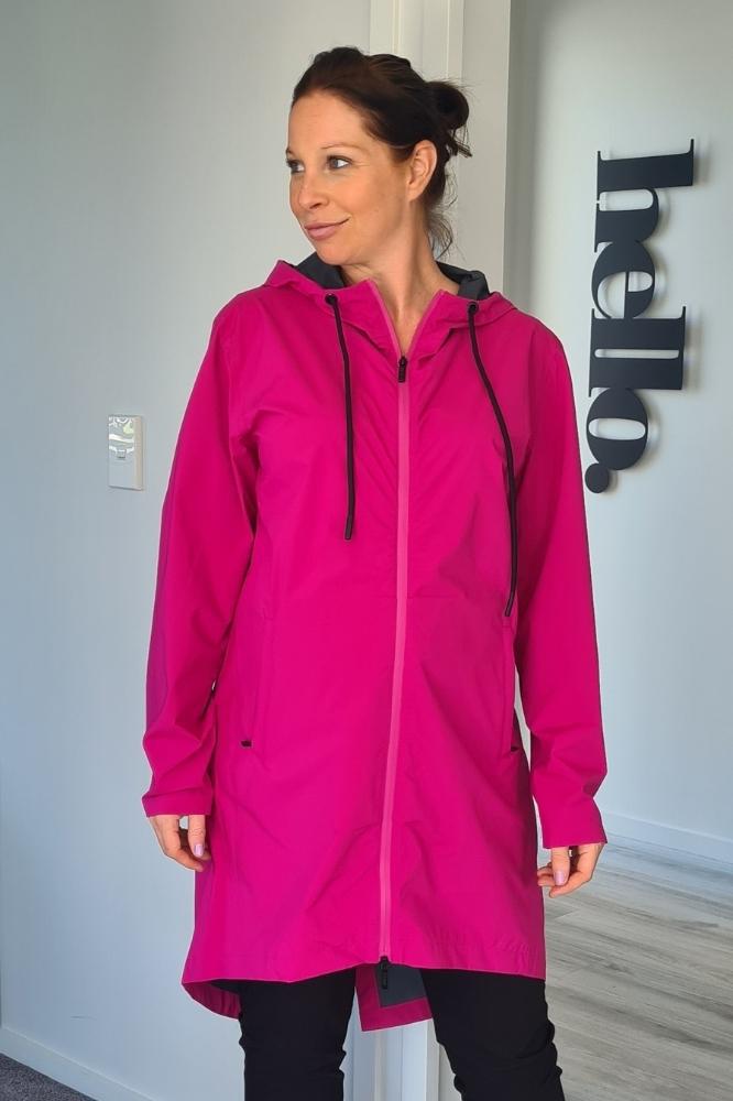 Moke Georgie Raincoat Fuchsia From BoxHill
