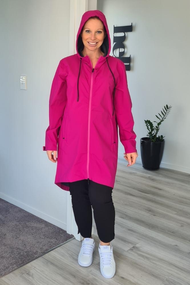 Moke Georgie Raincoat Fuchsia From BoxHill