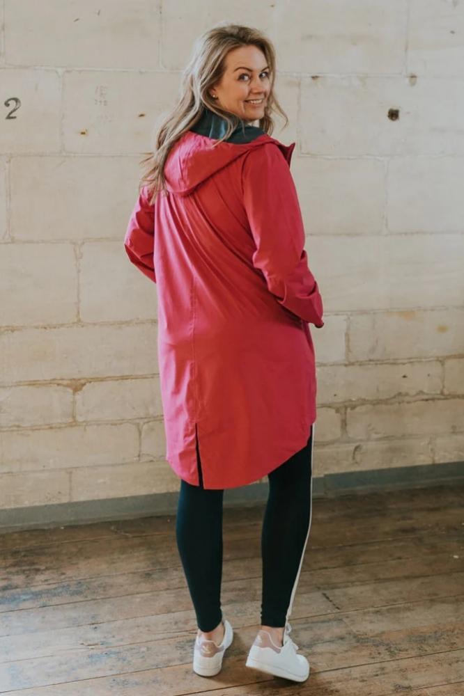 Moke Georgie Raincoat Fuchsia From BoxHill