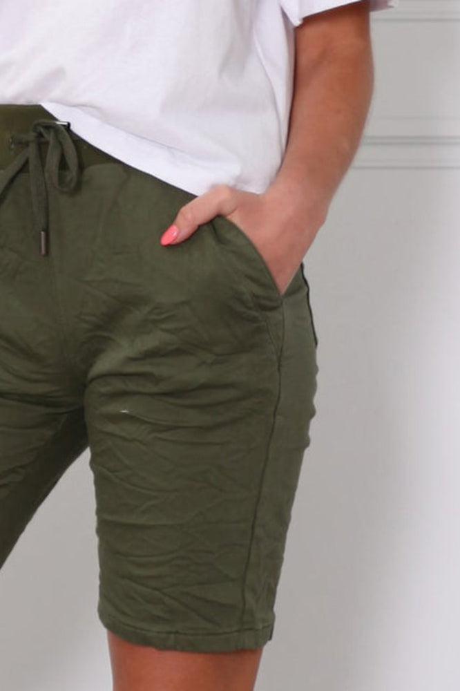 Monaco Riley Shorts Khaki From BoxHill