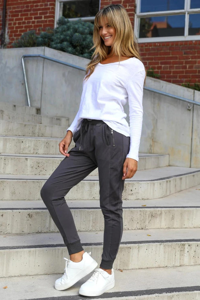 PRE-ORDER Monaco Rio Jogger Jeans Charcoal From BoxHill