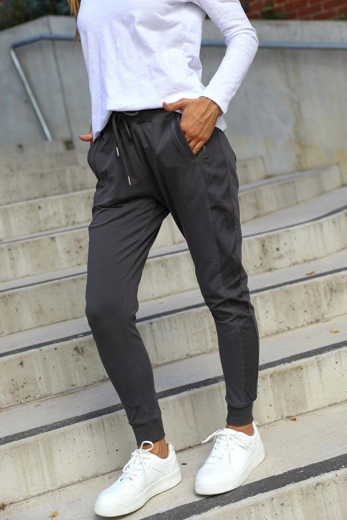 PRE-ORDER Monaco Rio Jogger Jeans Charcoal From BoxHill