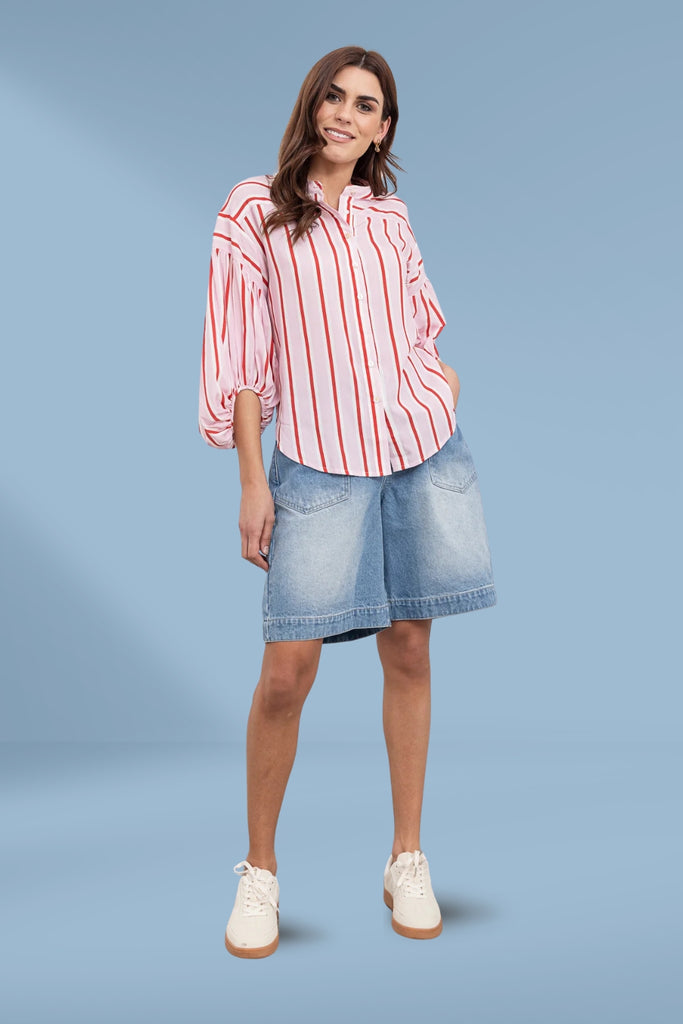 Moss Bronte Shirt Candy Stripe From BoxHill