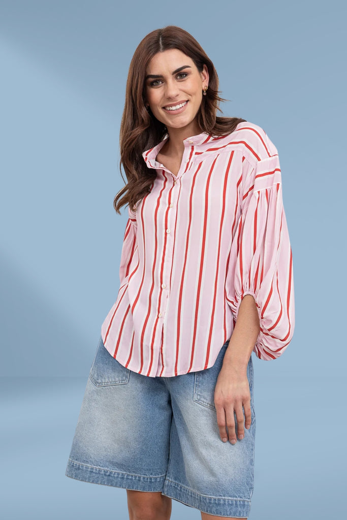 Moss Bronte Shirt Candy Stripe From BoxHill