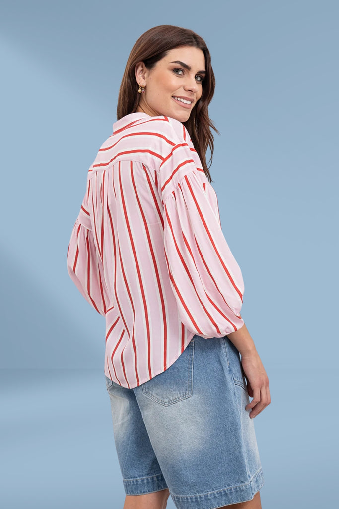 Moss Bronte Shirt Candy Stripe From BoxHill