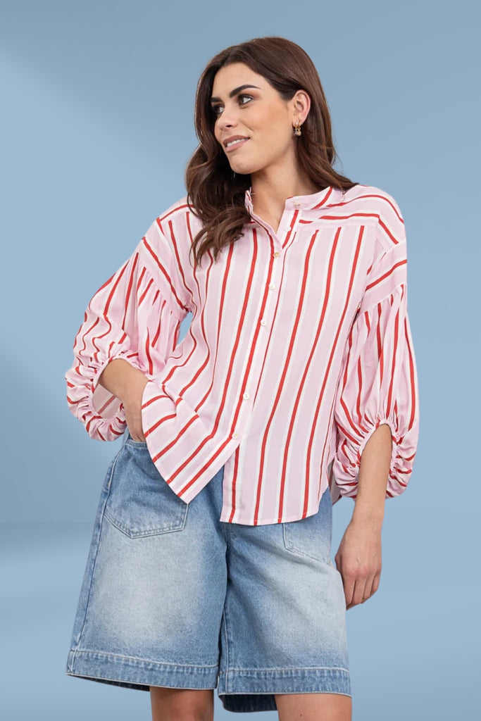 Moss Bronte Shirt Candy Stripe From BoxHill