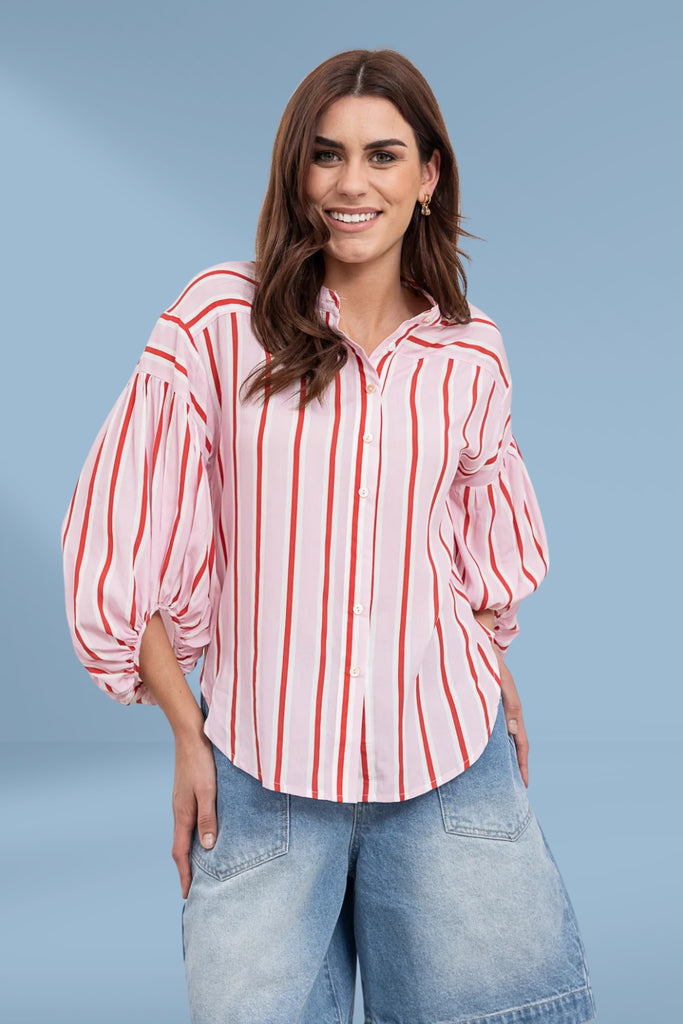 Moss Bronte Shirt Candy Stripe From BoxHill