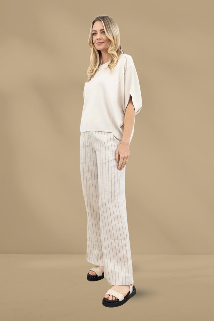 Moss Ella Summer Knit Champagne From BoxHill