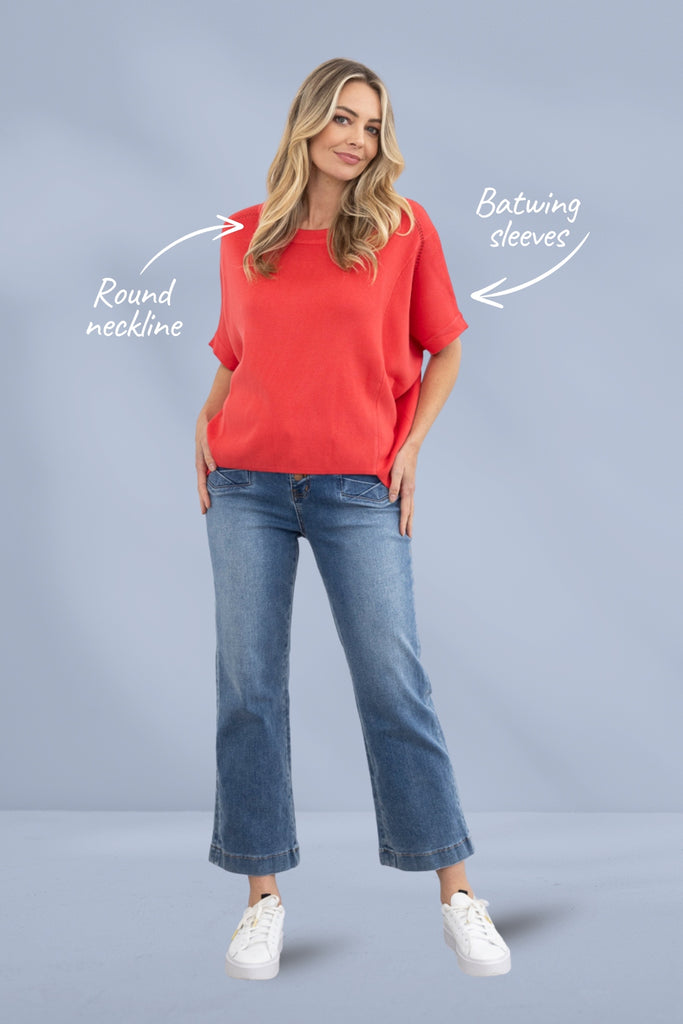 Moss Ella Summer Knit Pink From BoxHill