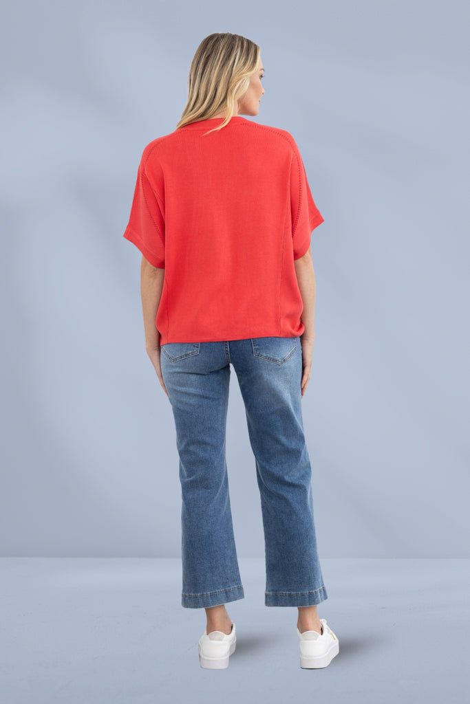 Moss Ella Summer Knit Pink From BoxHill