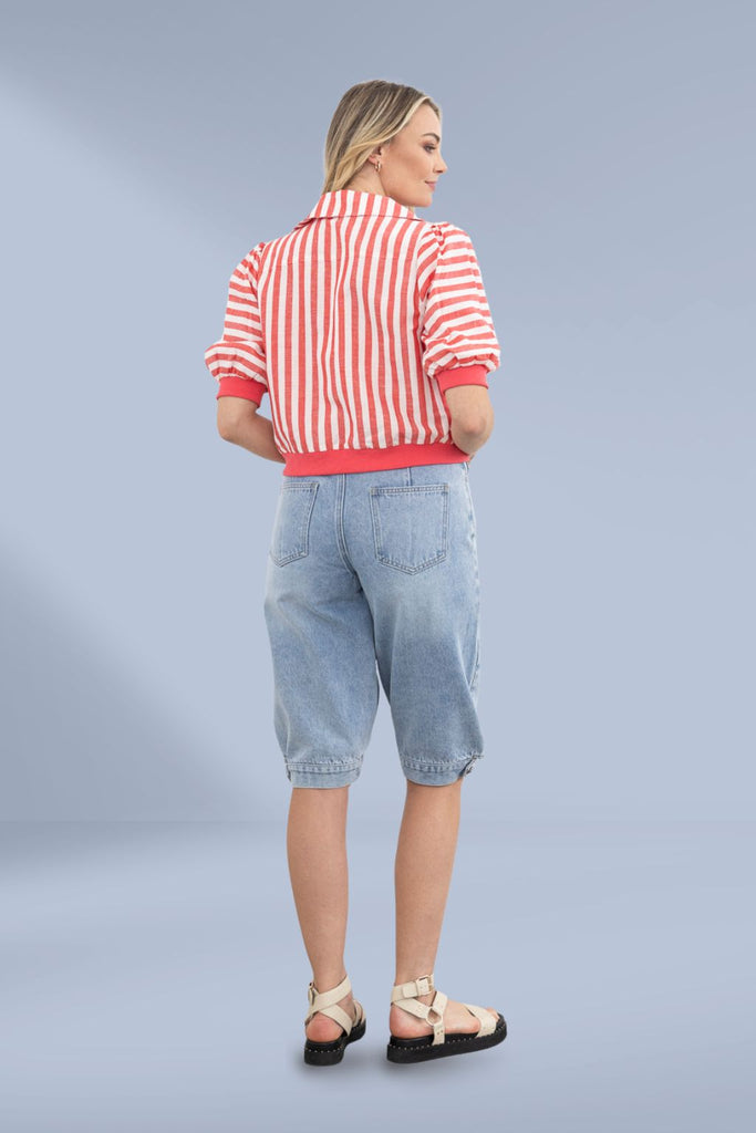 Moss Pedal Pusher Denim Blue From BoxHill