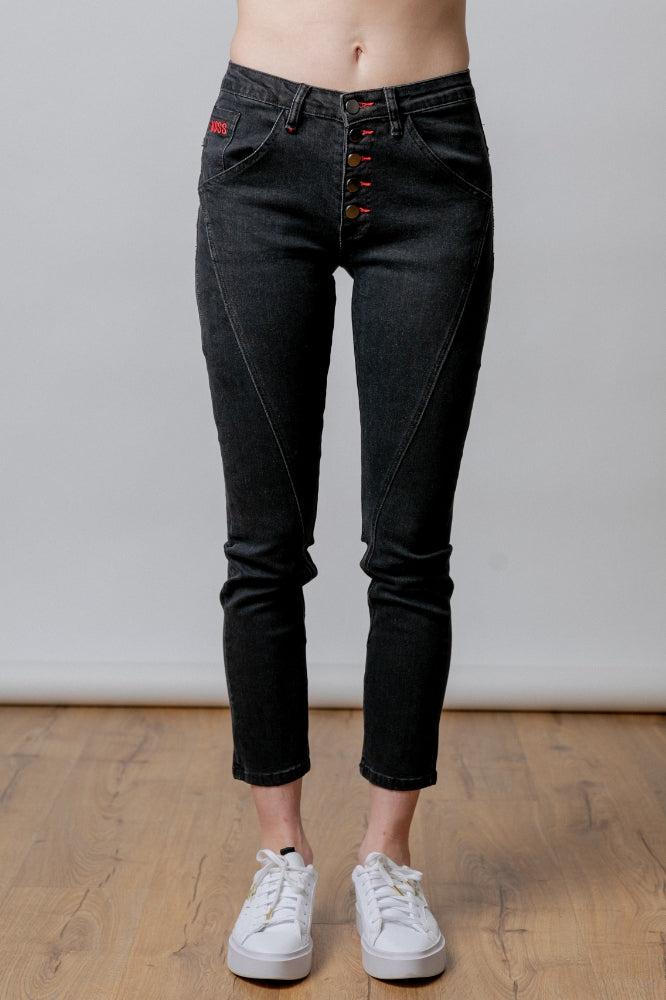 Moss Petra Jeans Black From BoxHill