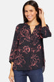 NYDJ Pintuck Blouse Blossom Brook From BoxHill