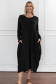 PQ Collection Long Sleeve Soho Dress Black From BoxHill