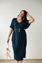 PQ Collection Maxi Miracle Dress Navy From BoxHill