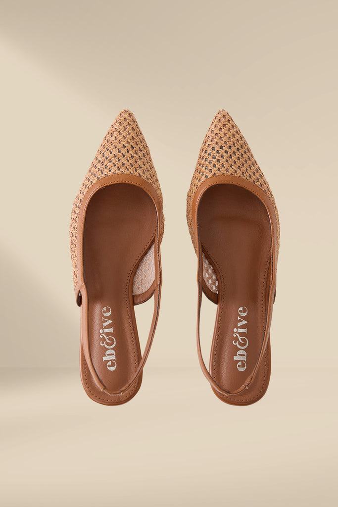 Eb and Ive Alcazar Sandals Caramel From BoxHill