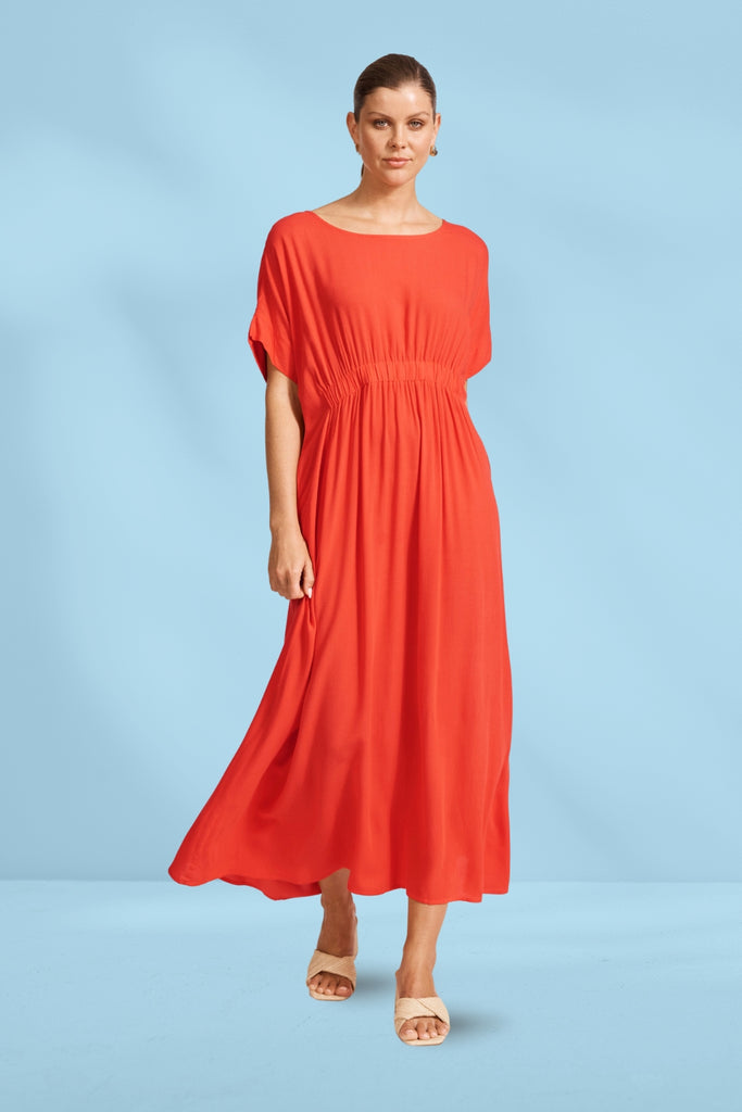 Eb and Ive Alegria Dress Coral From BoxHill