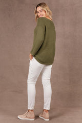 PRE-ORDER Eb and Ive Britons Knit Moss From BoxHill
