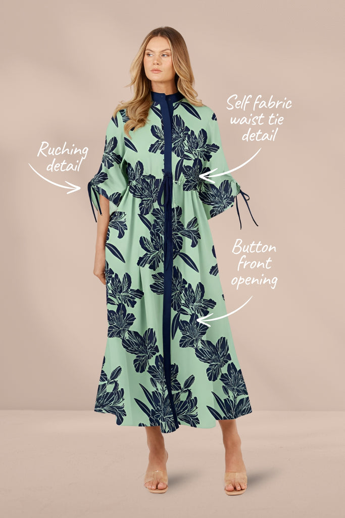 PRE-ORDER Fate and Becker Dominica Dress Mint Navy From BoxHill