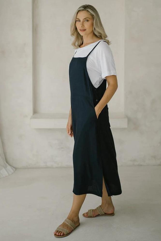 Freez Apron Dress Ink From BoxHill