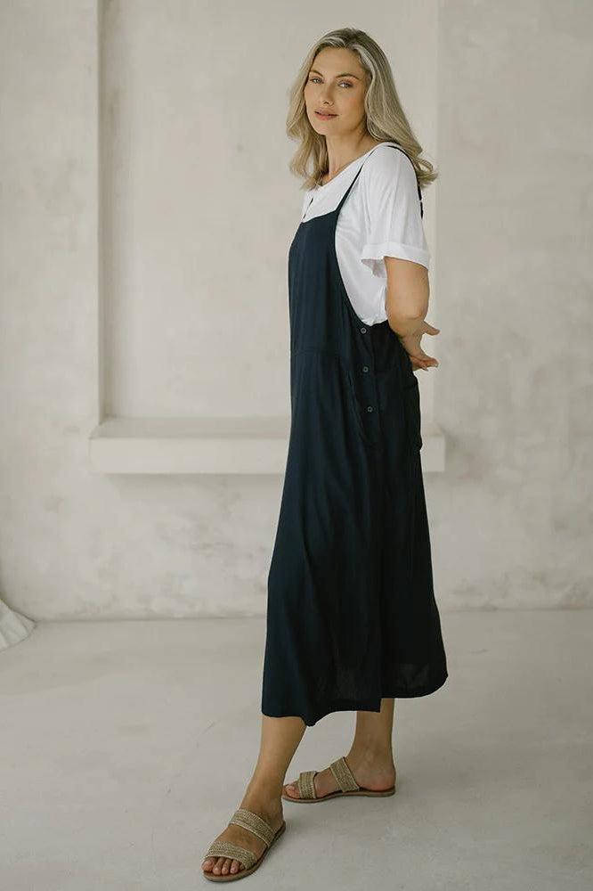 Freez Apron Dress Ink From BoxHill