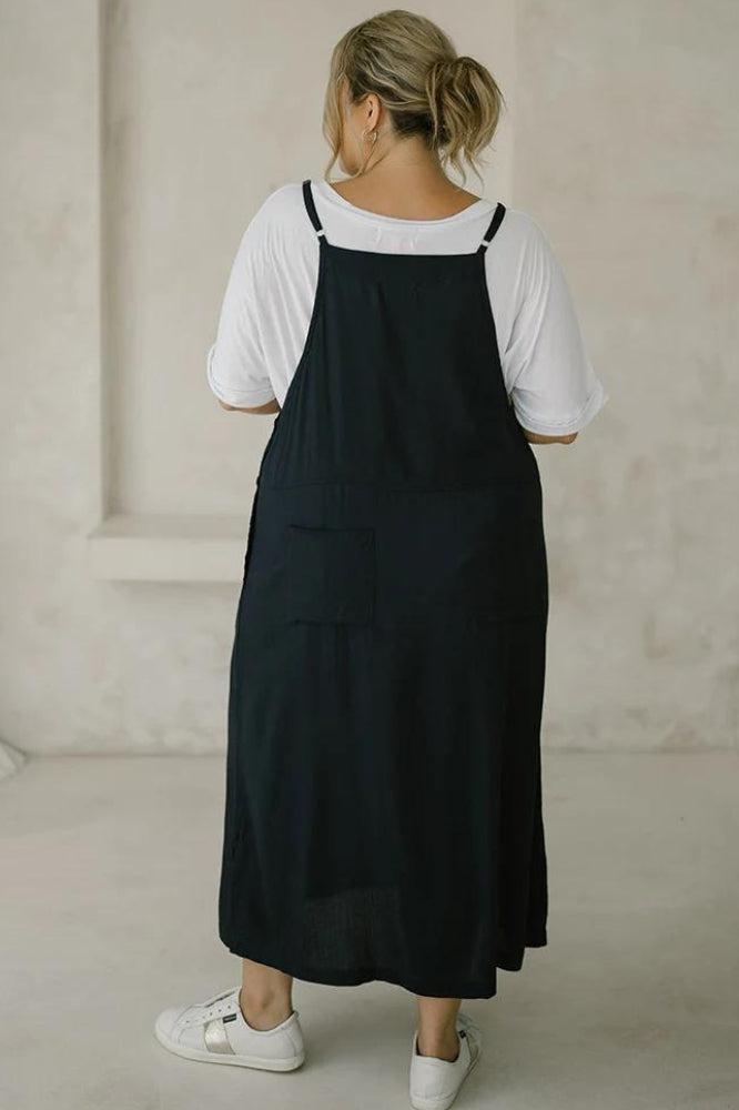 Freez Apron Dress Ink From BoxHill