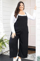 PRE-ORDER Freez Rayon Overalls Black From BoxHill