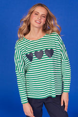 PRE-ORDER Haven Mala T Shirt Emerald Heart From BoxHill