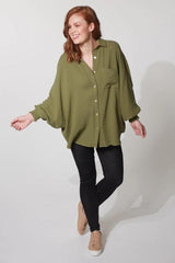 PRE-ORDER Haven Skye Shirt Fern From BoxHill