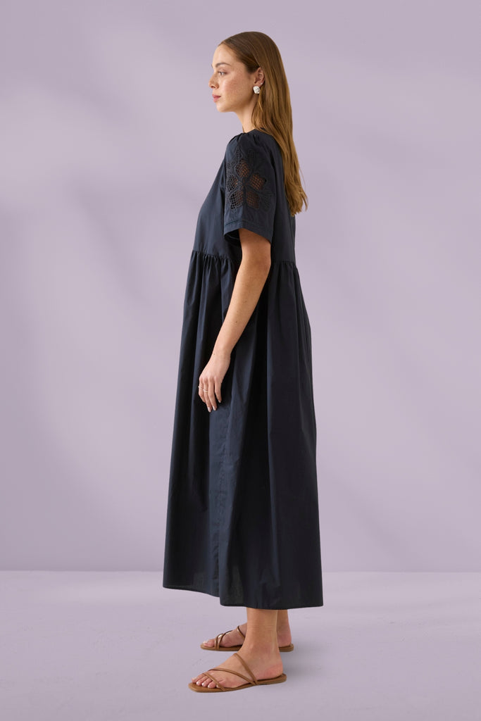 Isle of Mine Nilsa Dress Navy From BoxHill