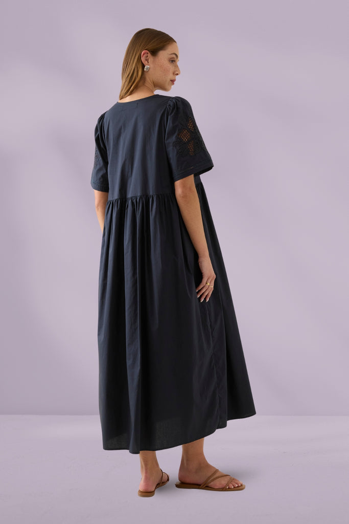 Isle of Mine Nilsa Dress Navy From BoxHill
